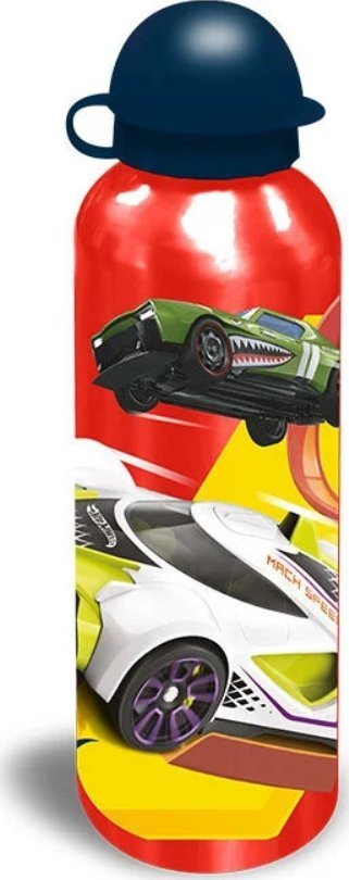 Set shishe alumini dhe lunchbox Hot Wheels Kids Euroswan, për kalamaj, shumëngjyrësh