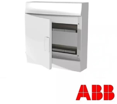 Kuti shpërndarëse sipërfaqësore ABB Mistral41W 41P12X41A, 36 module, 63A, e bardhë