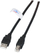 Kabllo USB EFB Elektronik K5203.0,5, USB A në USB B, 0.5m, e zezë