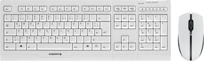 Set tastierë dhe maus CHERRY B.UNLIMITED 3.0, wireless RF, layout gjerman, gri