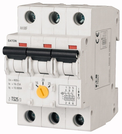 Çelës tarifor Eaton Z-TS20/3 266857, 20A, 400V, gri