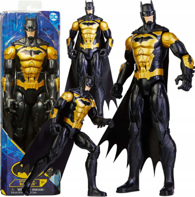 Figurinë aksion Batman Attack Tech, 30 cm, DC, e zezë me të artë