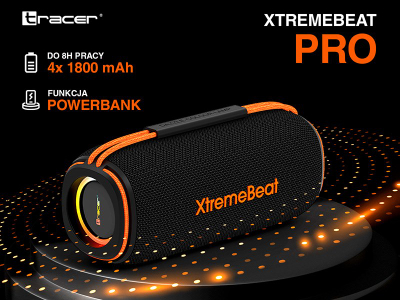 Пренослив звучник Tracer Xtremebeat Pro, блутут, 40W, со РГБ светла