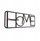 Varëse muri Domax Home CLOTHING HOOK WUY 1 C, 500x200x50 mm, metal, e zezë