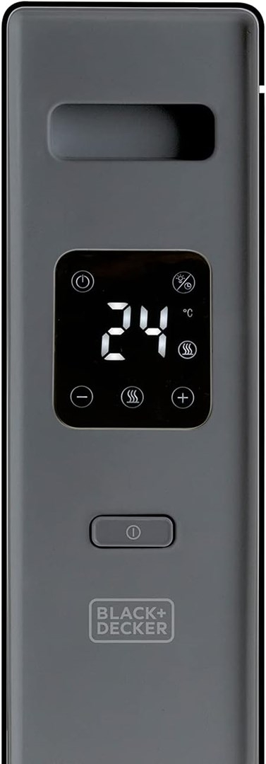 Ngrohës konvektor Black+Decker BXCSH2001E, 2000W, kontroll me prekje, i zi