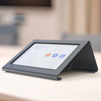 Mbajtëse tableti Heckler Design H760-BG, për iPad 10, kënd i ulët, ngjyrë e zezë-gri