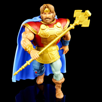 Figurë aksioni Mattel Masters of the Universe King Randor, Origins Rise of Snake Men, 14 cm, shumëngjyrëshe