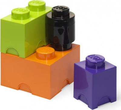 Kuti për me mbajt gjëra LEGO Storage Brick Multi Pack, set me 4 copë, shumëngjyrëshe