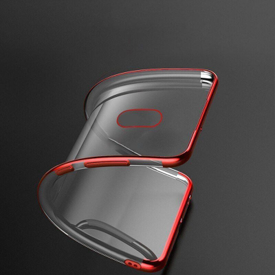 Kapak telefoni Hurtel Clear Color për Xiaomi Redmi 8A, gome TPU, kornizë metalike blu