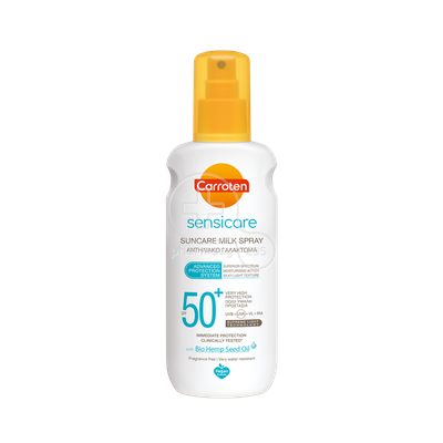 Krem ndaj diellit Carroten Milk Sensitive Spray, SPF50+, 200 ml