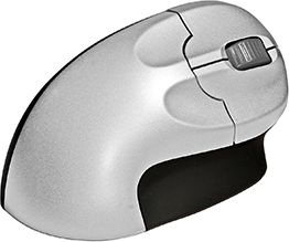 Ергономско глувче BakkerElkhuizen Grip BNEGMW, со кабел, црно