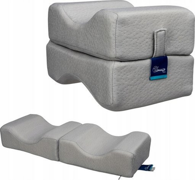 Jastëk ortopedik Tibmag Lower Limbs Separator Spacer, shkumë termoelastike, për ndarjen e këmbëve, gri