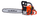 Sharrë me zinxhir NAC CST61-50AOW, 3.8HP, shufër 50cm, portokalli