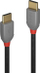 Kabllo Lindy USB - C, 2m, e hirtë