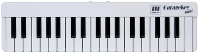 Tastierë MIDI Miditech I2 GarageKey Mini, 37 taste, USB, e bardhë