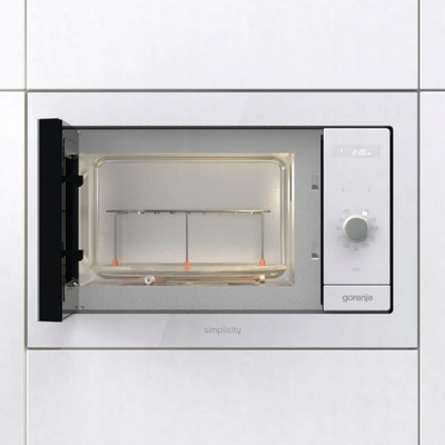 Mikrovalë inkaso Gorenje BM235G1SYW, 23L, 900W me gril, e bardhë