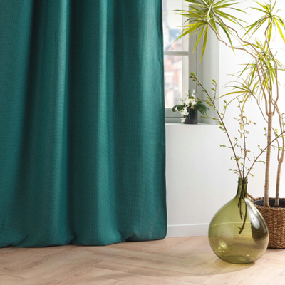 Perde dritare BLACKOUT Window Curtain, 135x240 cm, jakard, blu deti