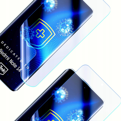 Mbrojtëse ekrani 3MK SilverProtect+ për Redmi Note 14 4G, antibakteriale, transparente