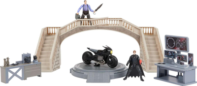 Set lojrash Spin Master Batman Batcave, figura 10 cm, me Batcycle, shumengjyrësh
