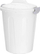 Kosh plehrash H&amp;S Decoration, 23L, plastik, i bardhë