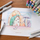 Set markerësh me dy maja Arrtx LC302628, 40 ngjyra pastel, me bojë me bazë alkoli, shumëngjyrësh
