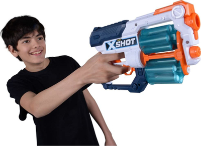 Pistoletë lodër Zuru X-Shot Xcess, me fishekë shkumë, daulle rrotulluese, shumëngjyrëshe