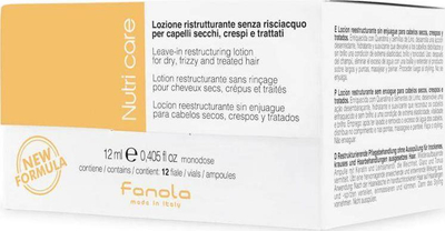 Aмпула за коса Fanola Nutri Care, лосион без миење, 12x12ml