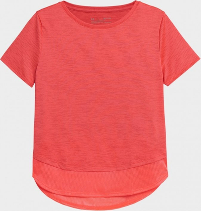 Bluzë sportive Under Armour Tech Vent, me mëngë të shkurtra, me rrjetë poshtë, rozë