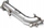 Downpipe sportiv Honda Civic Type R FK2 Mk8 2.0T, 76mm, çelik inoks, pa katalizator