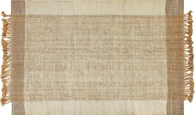 Tapet DEDEMLI Jute Area Rug, 200 x 300 cm, fibra natyrale jute, bezhë
