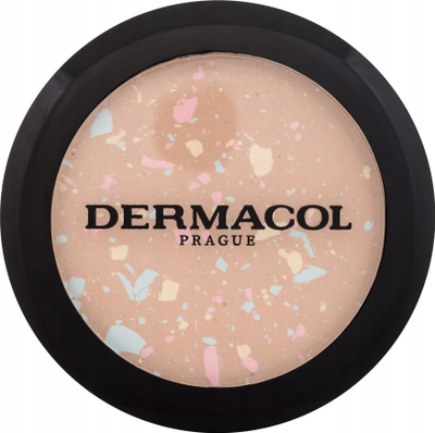 Pudër kompakte Dermacol Compact Mosaic Mineral 02, 8.5 g, për me e majt lëkurën mat
