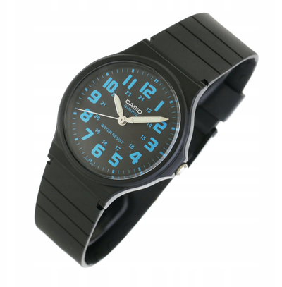 Orë dore Casio Classic MQ71-2B, mekanizëm quartz, rrip resin, e zezë