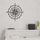 Dekor metalik Decortie Compass, (45 x 45cm)