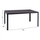 Set Tavolinë 150×90 cm + 6 karrige textilene,"HM11522.01", gri