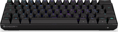 Tastierë mekanike Endorfy Thock Compact Wireless, 65%, RGB, e zezë
