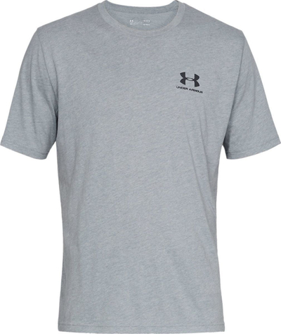 Maicë për meshkuj Under Armour Sportstyle Left Chest SS, L , e hirtë