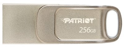 USB Patriot Tab T560, 256GB, USB-A dhe USB-C, 120MB/s, argjend