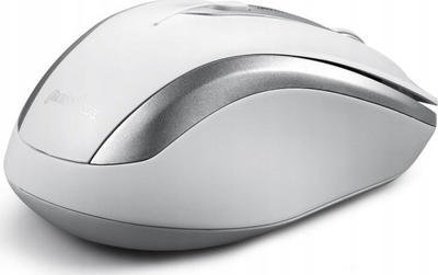Maus Perixx PERIMICE-721 SW, ergonomik, wireless 2.4 GHz, i bardhë me argjend