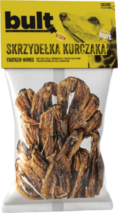 Shujtë për qen Bult Chicken Wings, krah pule i thatë, 200g