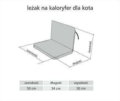 Shtrat për radiator Hobbydog Hammock, grep trekëndësh, për mace dhe qen të vogël, bezhë
