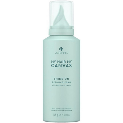 Shkumë stiluese për shkëlqimin e flokëve Alterna My Hair My Canvas Shine On (Defining Foam), 145 ml