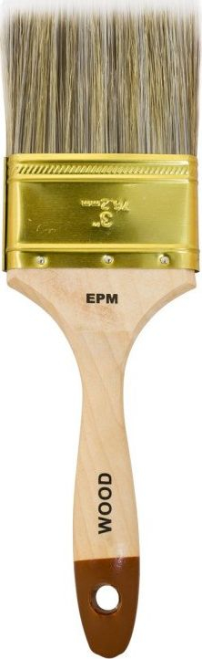 Brushë e sheshtë për bojë EPM English Wood, 76mm, dorezë druri