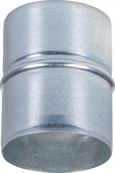 Lidhës ventilimi SPIROFLEX Ns Fi 80, metal i galvanizum, për tub fleksibël alumini, ngjyrë argjendi