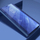 Këllëf flip Huawei Y6P Clear View me mbajtëse, blu