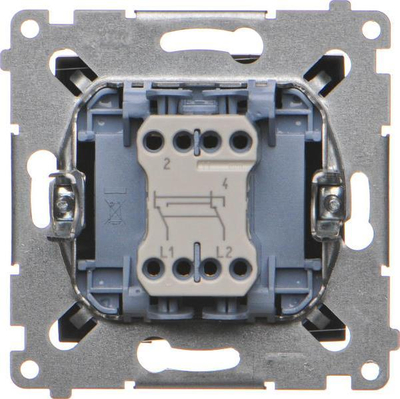 Kontakt-Simon Simon 54 Крстосен Конектор Модул, 10AX, 250V, Црн
