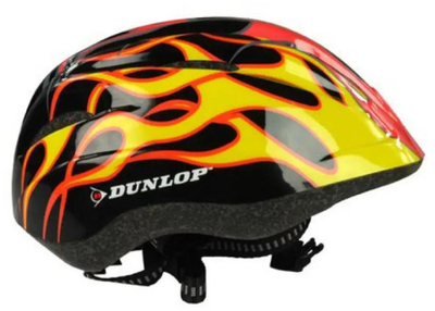 Kaskë biçiklete për kalamaj Dunlop Bee, 48-52 cm, 12 vrima ajrimi, e verdhë