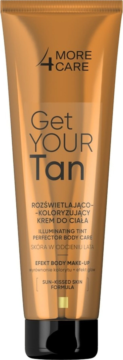 Krem trupi More4Care Get Your Tan, 100 ml, krem që i jep ngjyrë lëkurës