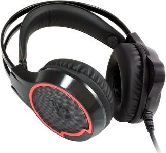 Kufje gaming Conceptronic ATHAN01B 7.1 USB, të zeza/kuqe