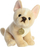 Lodër pelushi Aurora Miyoni French Bulldog, 20 cm, bezhë me të bardhë