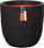 Vazo lulesh Capi Egg Planter Nature Row, 43x41 cm, për tarracë, e zezë